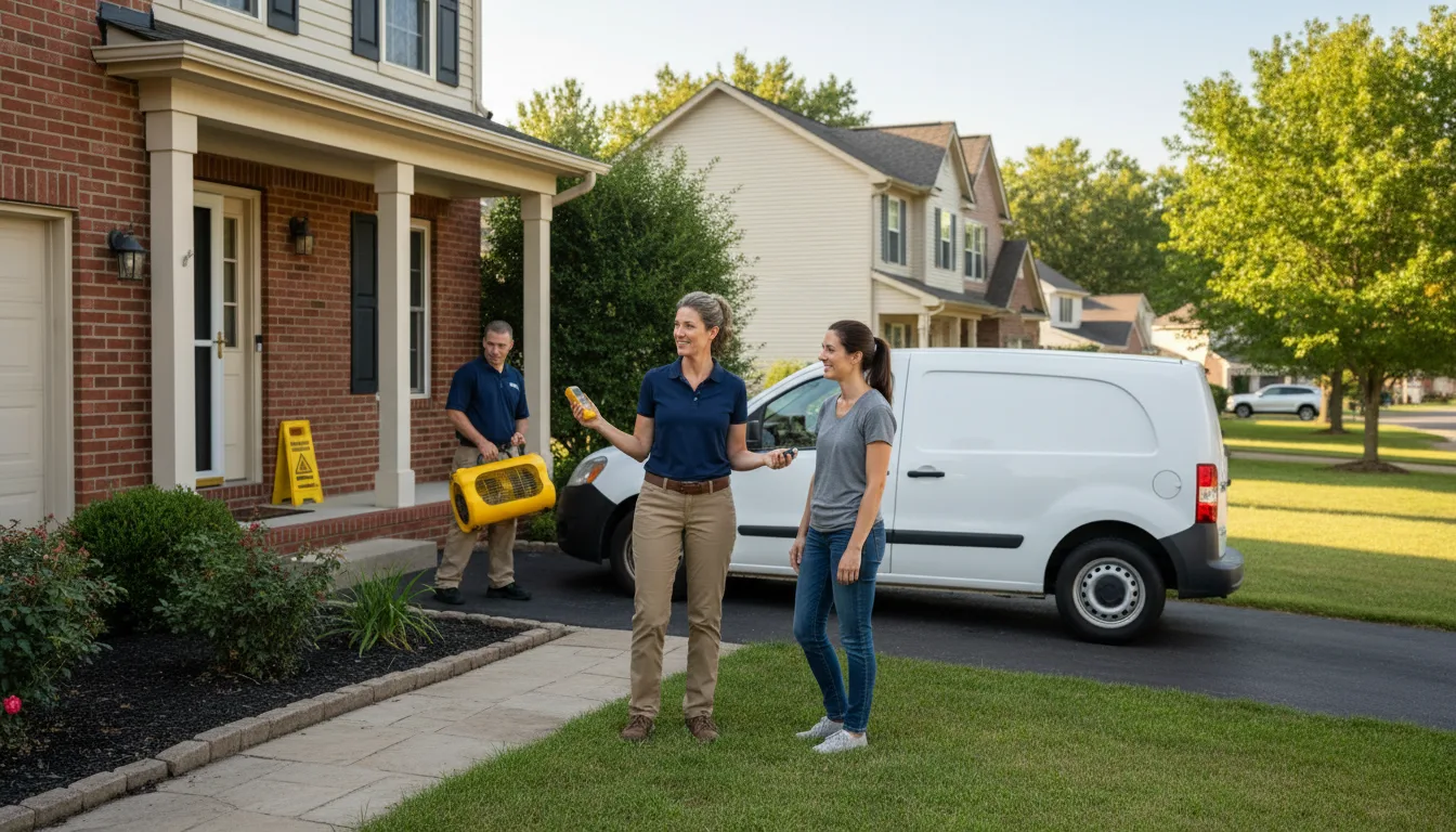 Residential water damage restoration in Oak Creek, CO